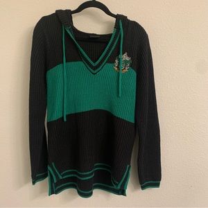 Slytherin Knit Pullover Hoodie